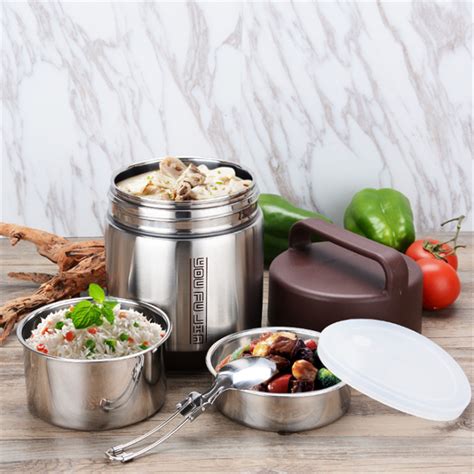 stainless steel hot thermal food containers insulated lunch box|thermos thermal insulated lunch box.